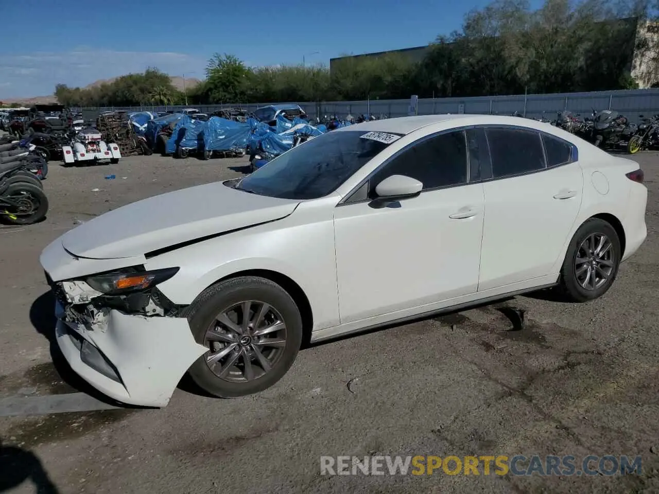 1 Photograph of a damaged car JM1BPABL2L1166049 MAZDA 3 2020