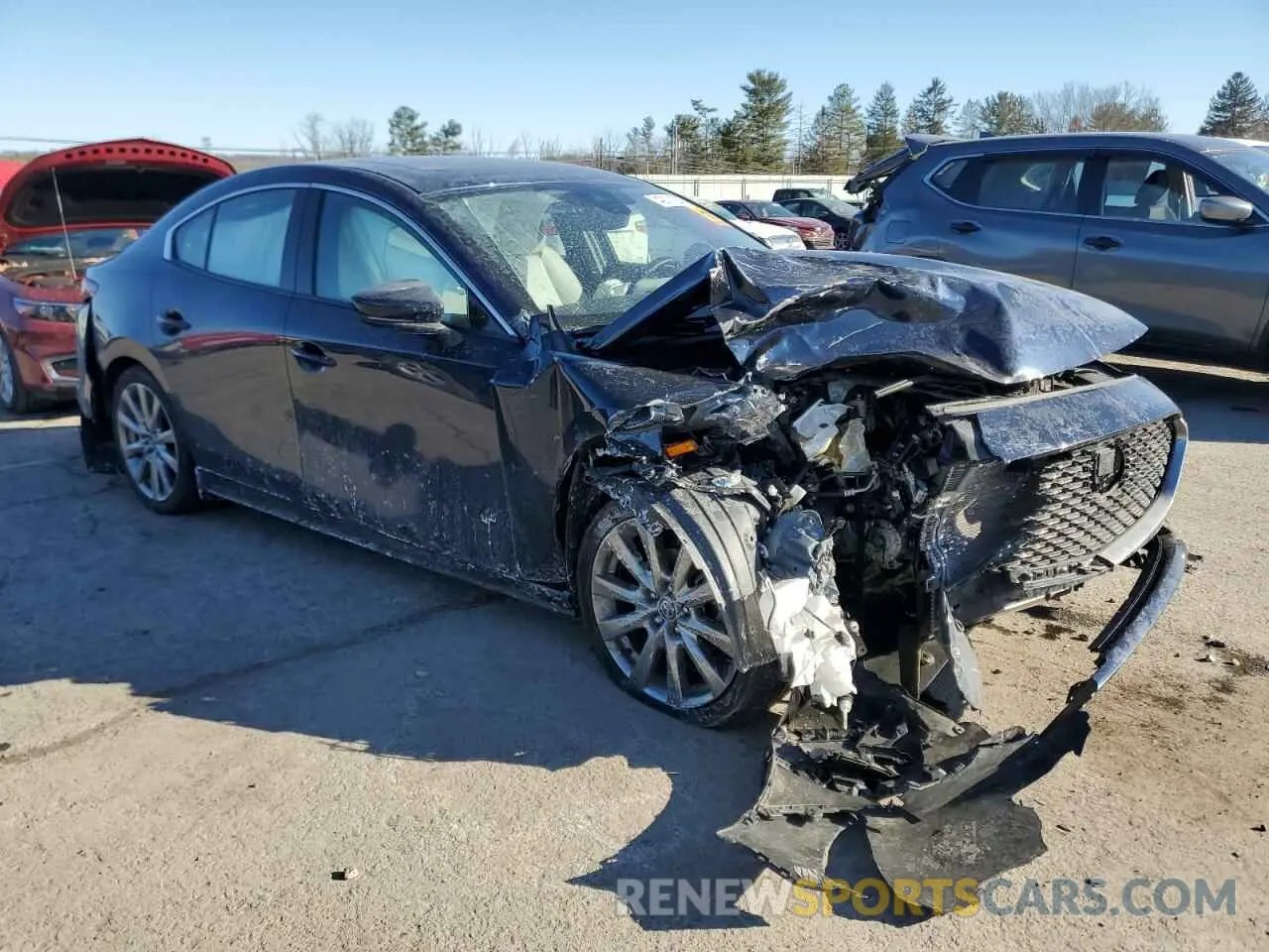 4 Photograph of a damaged car JM1BPBEM6L1172172 MAZDA 3 2020