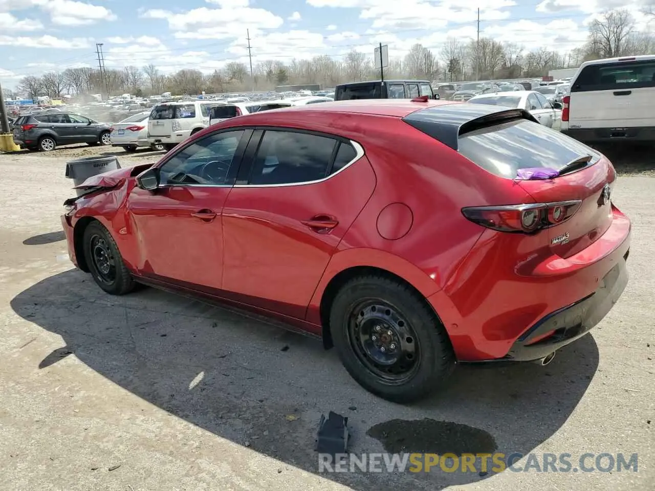 2 Photograph of a damaged car JM1BPBMMXL1153156 MAZDA 3 2020