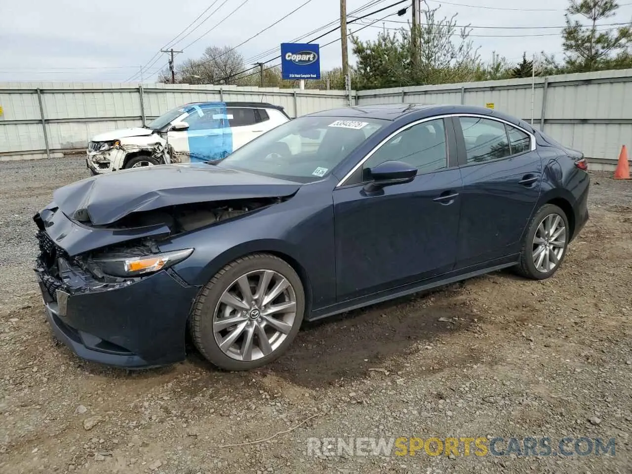 1 Photograph of a damaged car 3MZBPACL2MM253837 MAZDA 3 2021