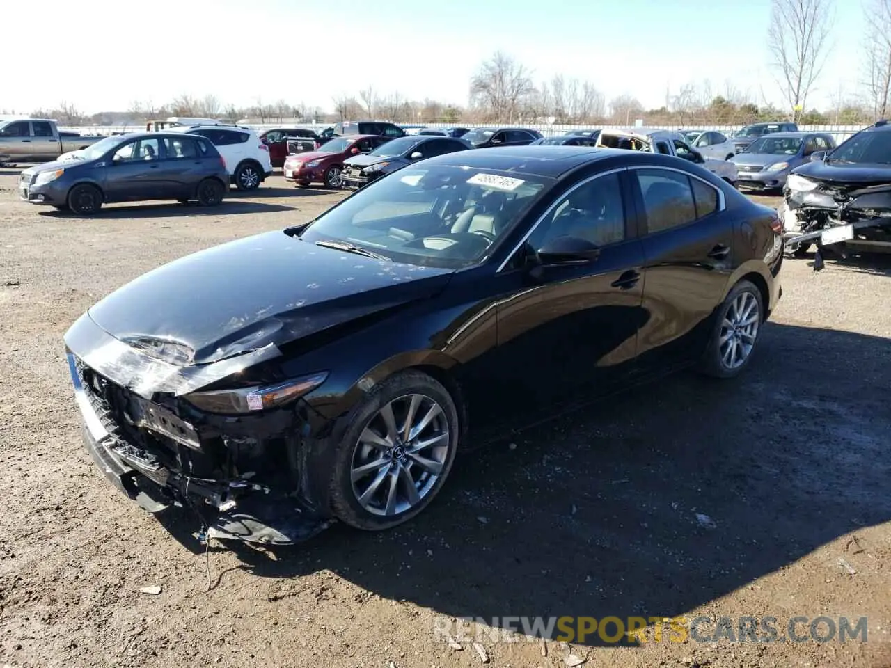 1 Photograph of a damaged car 3MZBPADL1MM203008 MAZDA 3 2021