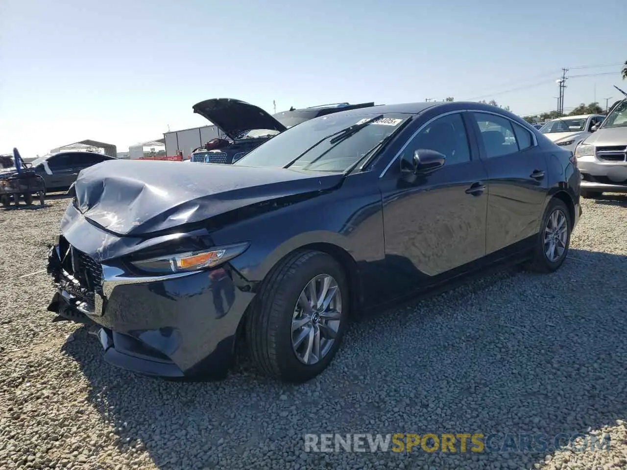 1 Photograph of a damaged car JM1BPAAL2M1304949 MAZDA 3 2021