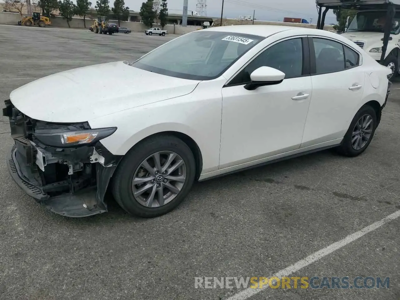 1 Photograph of a damaged car JM1BPAAL3M1321338 MAZDA 3 2021