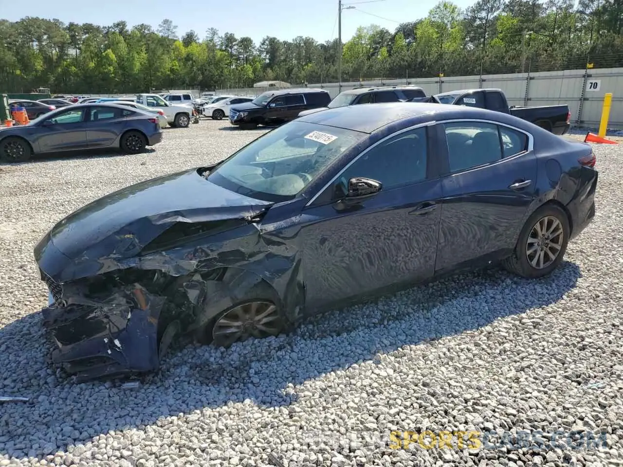 1 Photograph of a damaged car JM1BPAAL3M1326099 MAZDA 3 2021