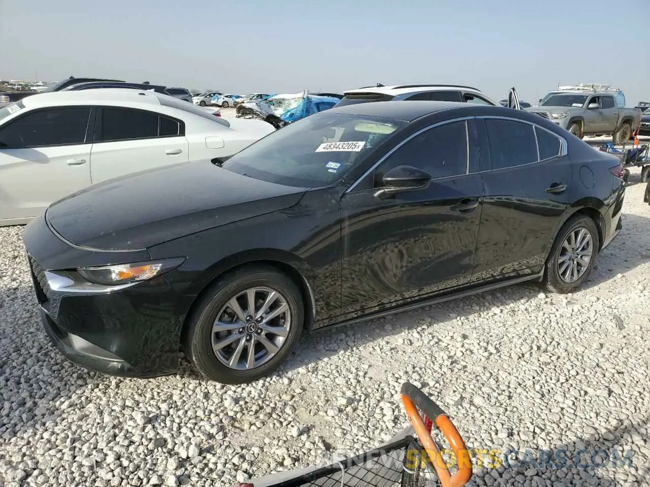 1 Photograph of a damaged car JM1BPAAL5M1332003 MAZDA 3 2021