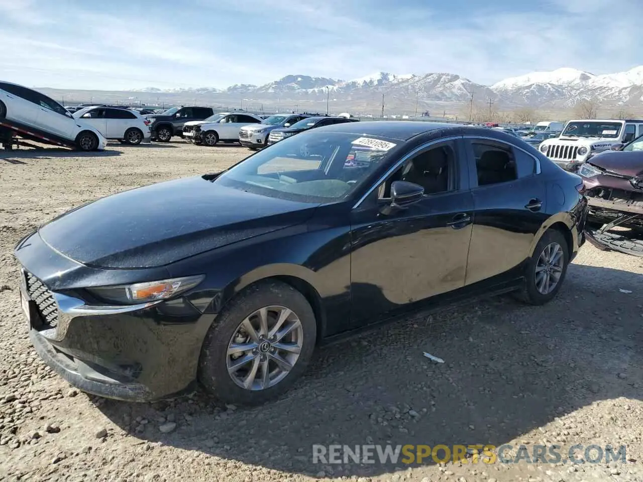 1 Photograph of a damaged car JM1BPAAL9M1345188 MAZDA 3 2021