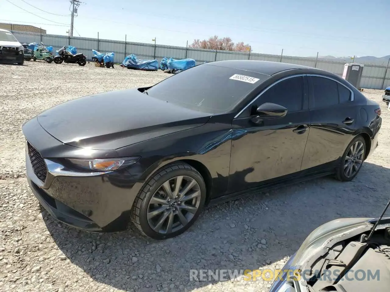 1 Photograph of a damaged car JM1BPABL2M1314718 MAZDA 3 2021