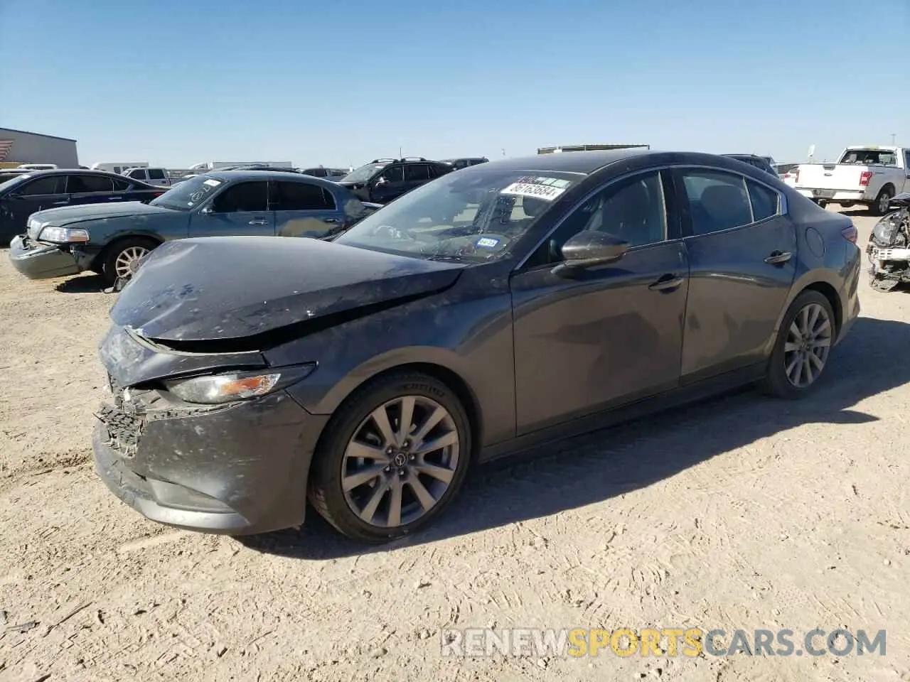 1 Photograph of a damaged car JM1BPABL5M1334400 MAZDA 3 2021