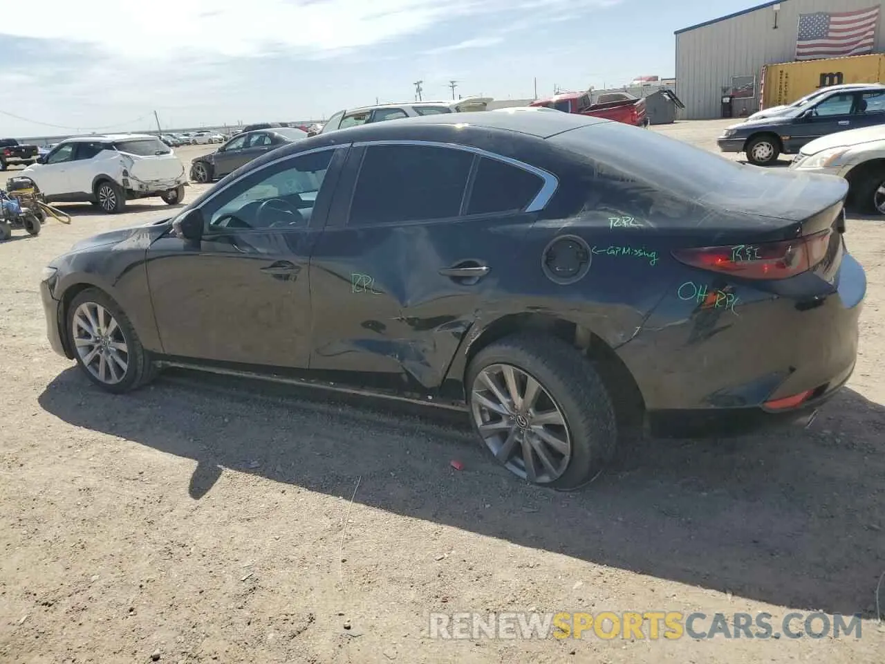 2 Photograph of a damaged car JM1BPABL7M1324290 MAZDA 3 2021