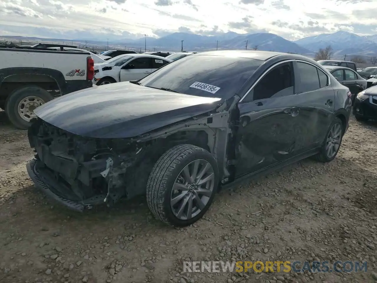 1 Photograph of a damaged car JM1BPABL9M1330348 MAZDA 3 2021