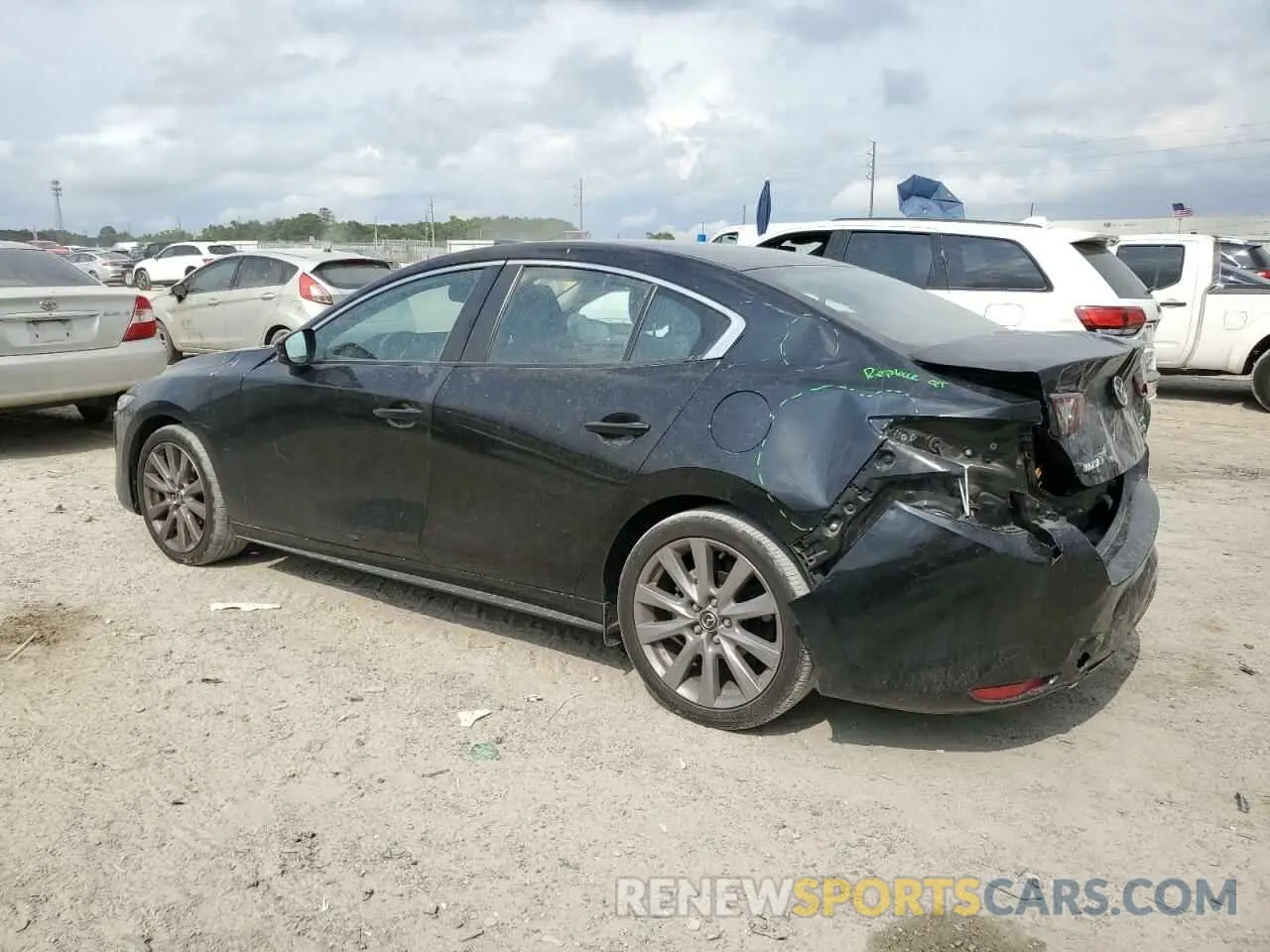 2 Photograph of a damaged car JM1BPABLXM1320573 MAZDA 3 2021