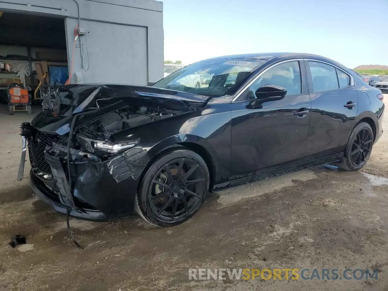 1 Photograph of a damaged car JM1BPACL7M1325941 MAZDA 3 2021