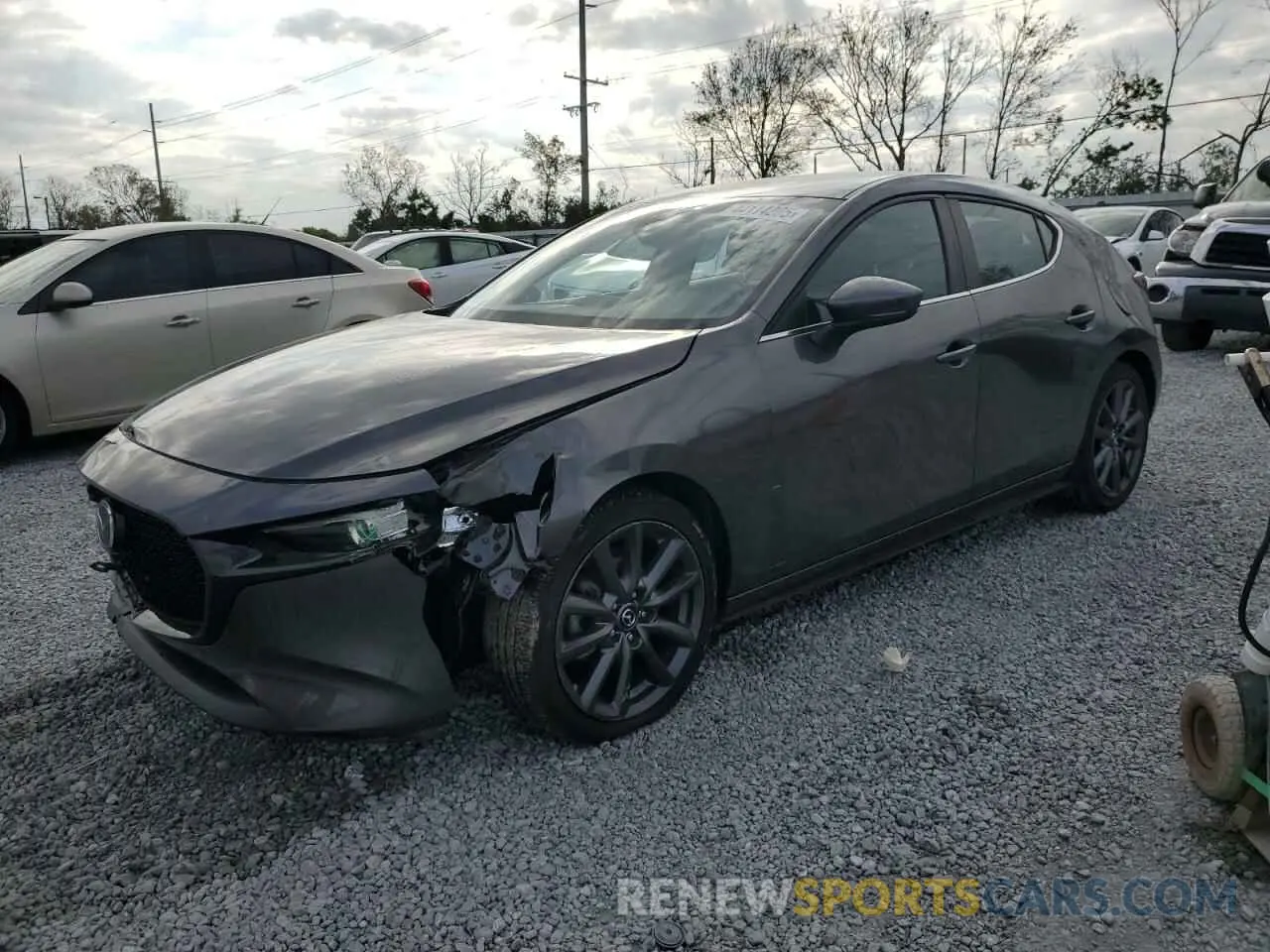 1 Photograph of a damaged car JM1BPAKL3M1402256 MAZDA 3 2021
