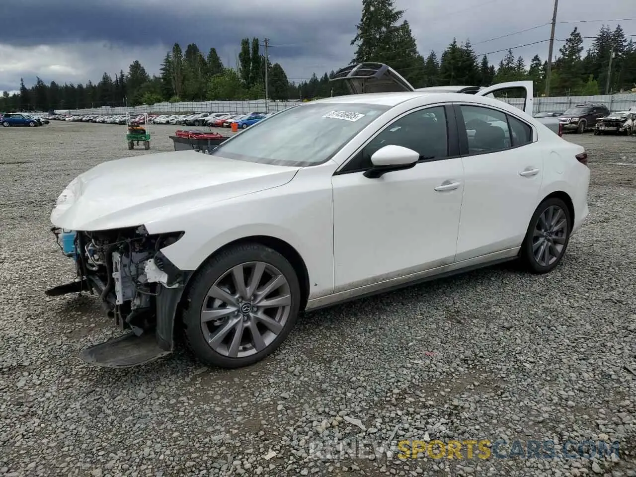 1 Photograph of a damaged car JM1BPBBL9M1342618 MAZDA 3 2021