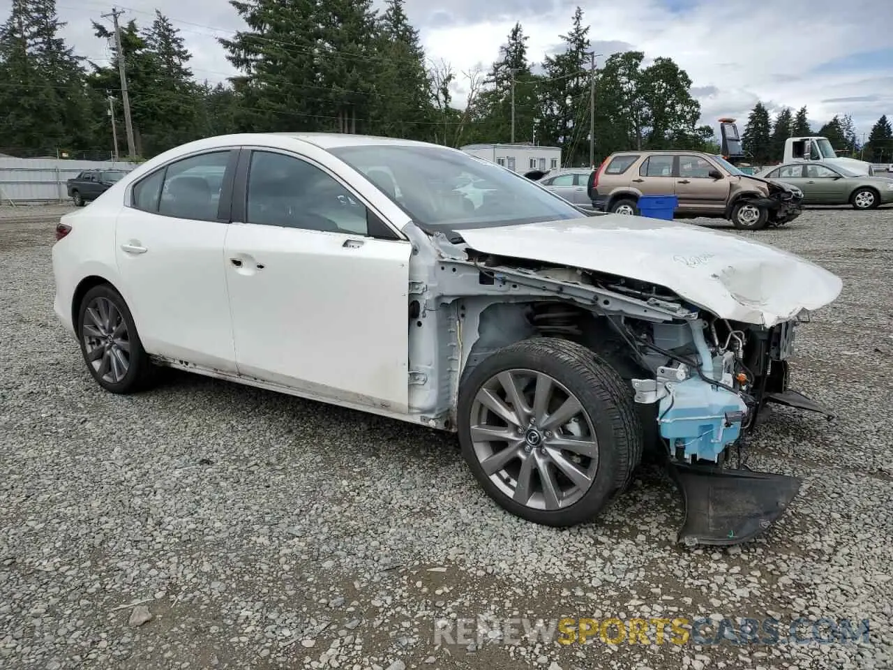 4 Photograph of a damaged car JM1BPBBL9M1342618 MAZDA 3 2021