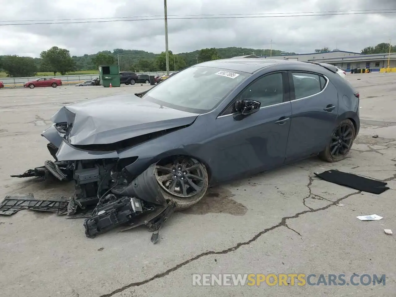 1 Photograph of a damaged car JM1BPBNY0M1402387 MAZDA 3 2021