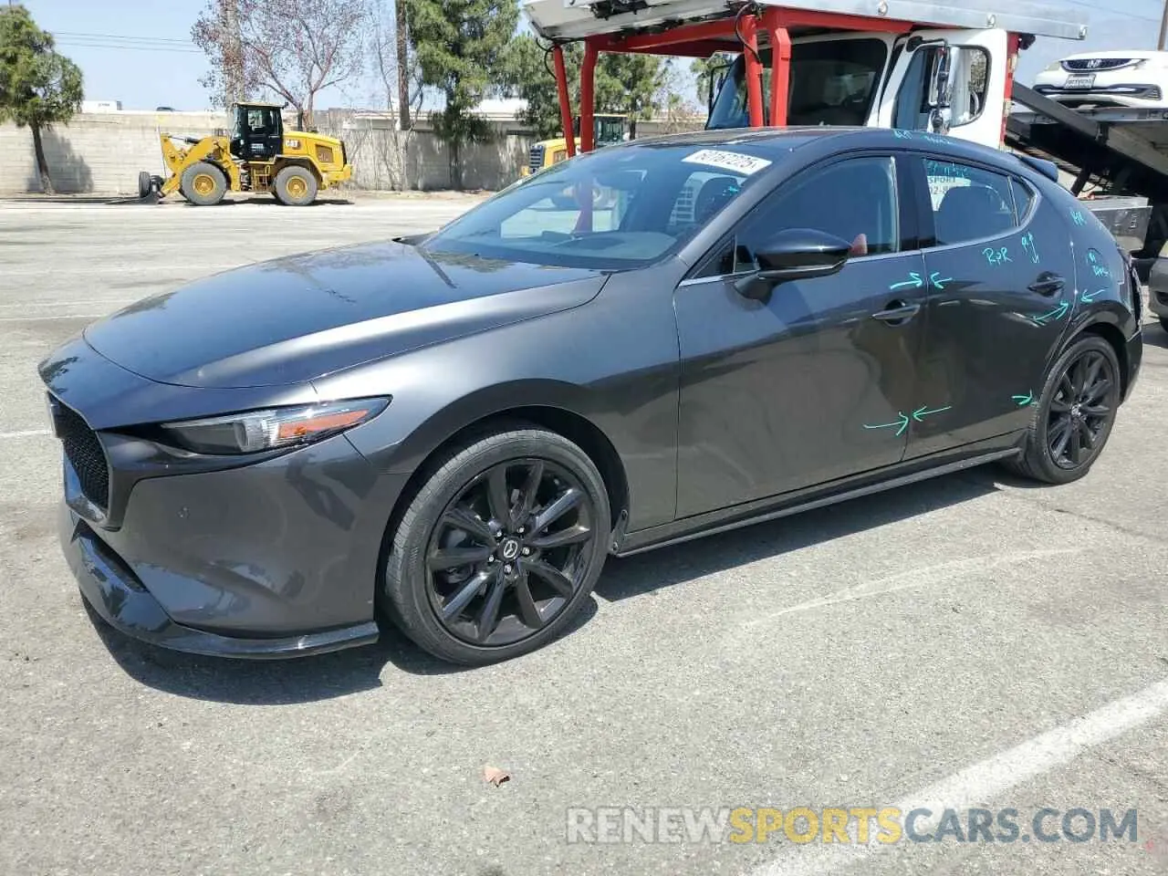 1 Photograph of a damaged car JM1BPBNY6M1333768 MAZDA 3 2021