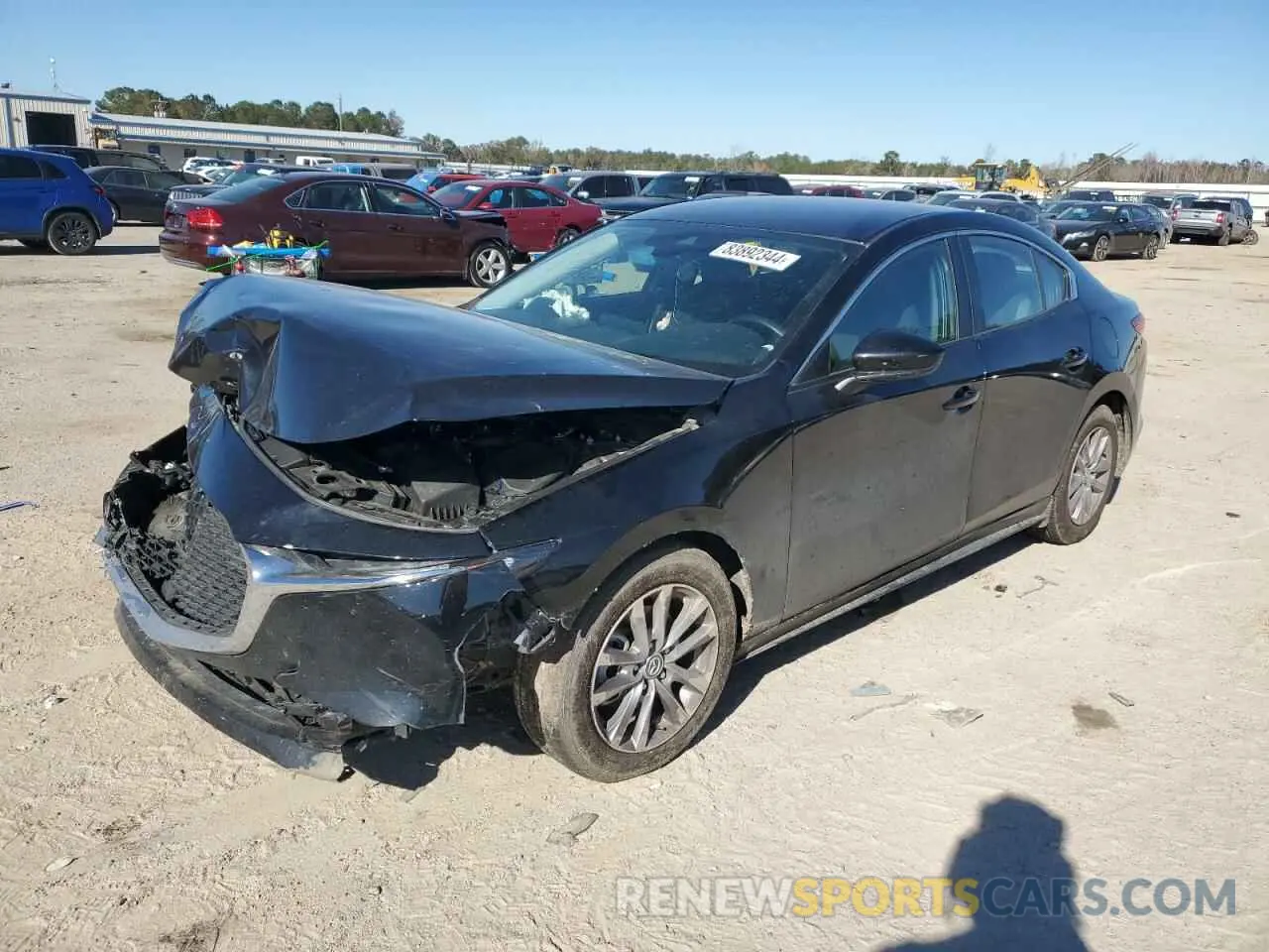 1 Photograph of a damaged car 3MZBPAAL8NM300034 MAZDA 3 2022