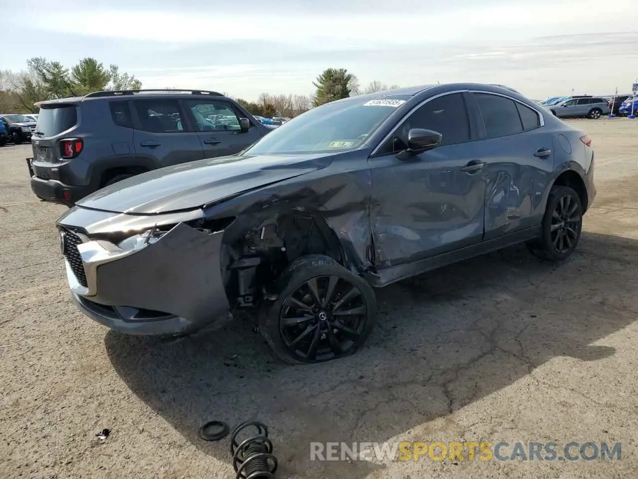 1 Photograph of a damaged car 3MZBPACL3NM314887 MAZDA 3 2022