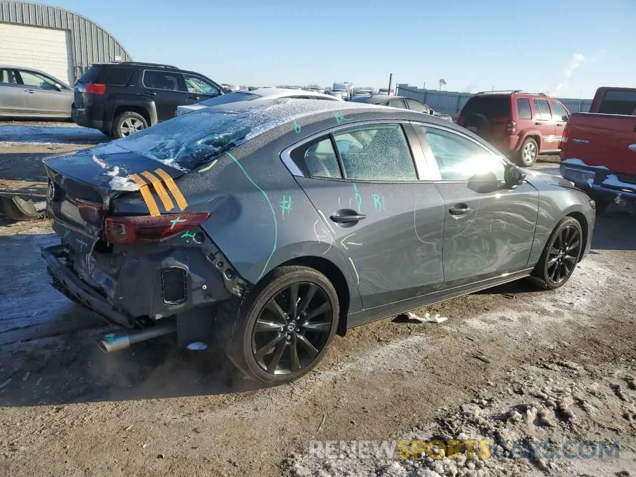 3 Photograph of a damaged car 3MZBPACL5NM312817 MAZDA 3 2022