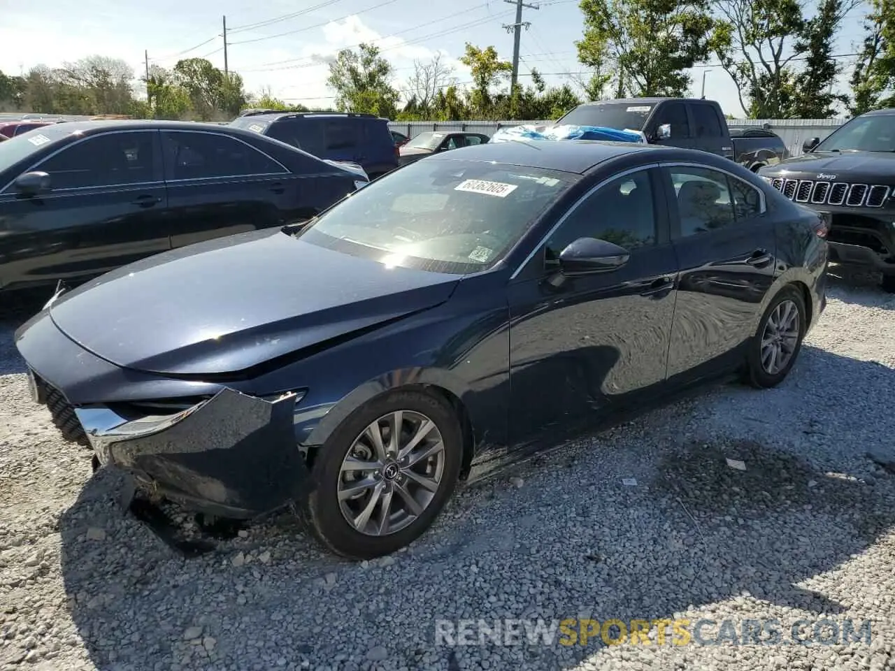 1 Photograph of a damaged car JM1BPAAL4N1509674 MAZDA 3 2022
