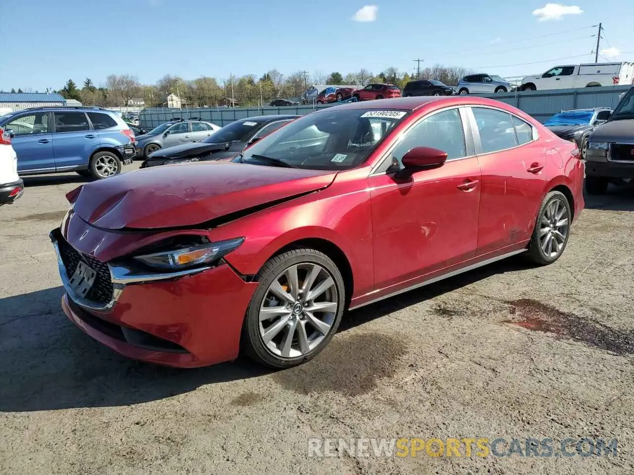 1 Photograph of a damaged car JM1BPABL1N1508366 MAZDA 3 2022