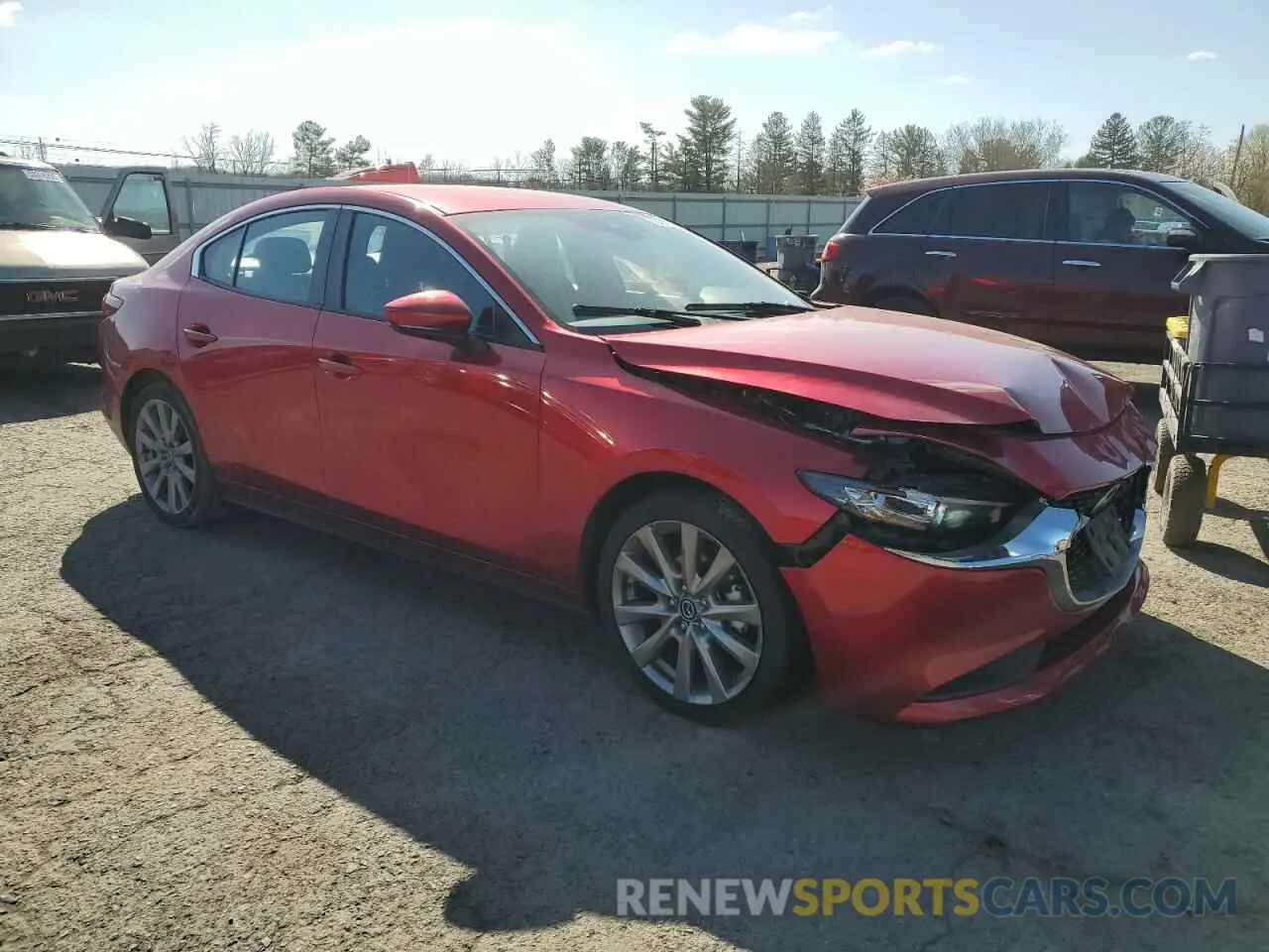 4 Photograph of a damaged car JM1BPABL1N1508366 MAZDA 3 2022