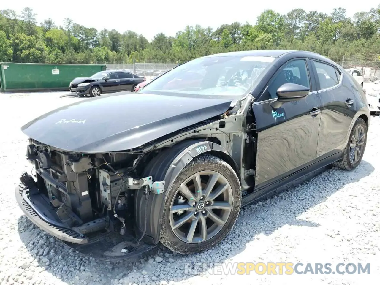 1 Photograph of a damaged car JM1BPAKL7N1512356 MAZDA 3 2022