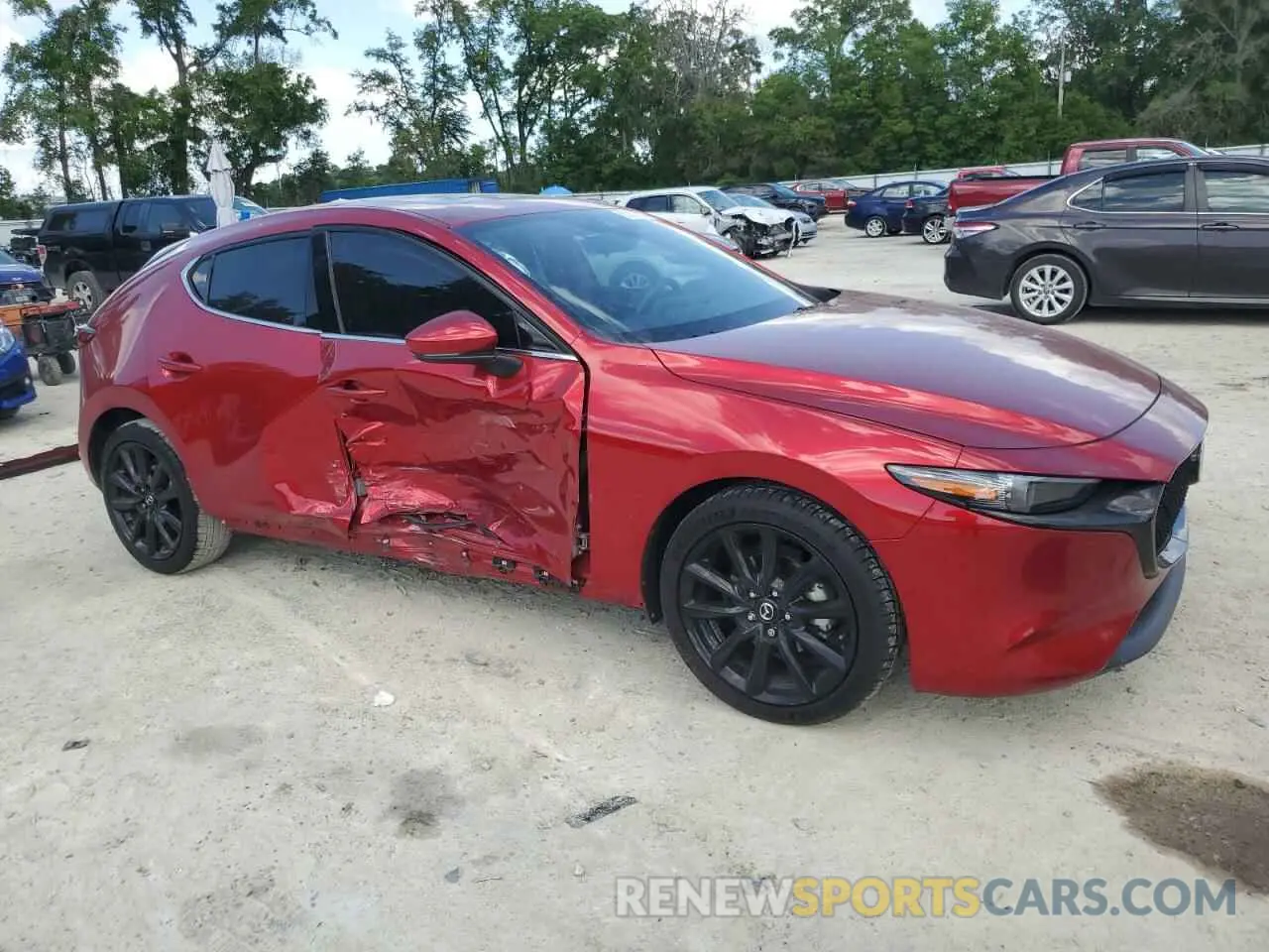 4 Photograph of a damaged car JM1BPAML5N1500803 MAZDA 3 2022
