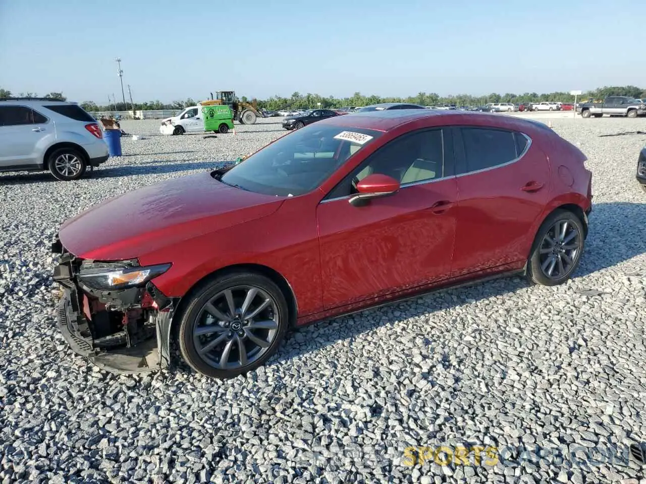 1 Photograph of a damaged car JM1BPBLL2N1500393 MAZDA 3 2022