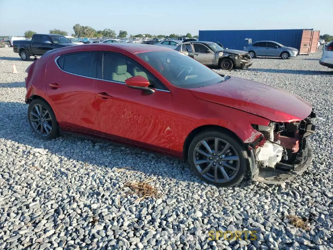 4 Photograph of a damaged car JM1BPBLL2N1500393 MAZDA 3 2022