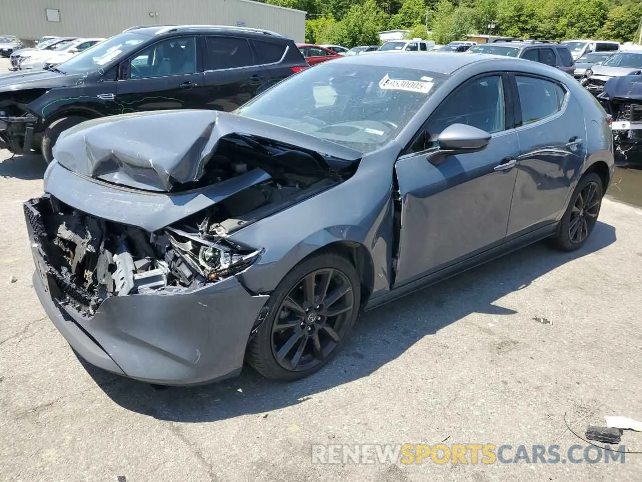 1 Photograph of a damaged car JM1BPBML8N1510554 MAZDA 3 2022