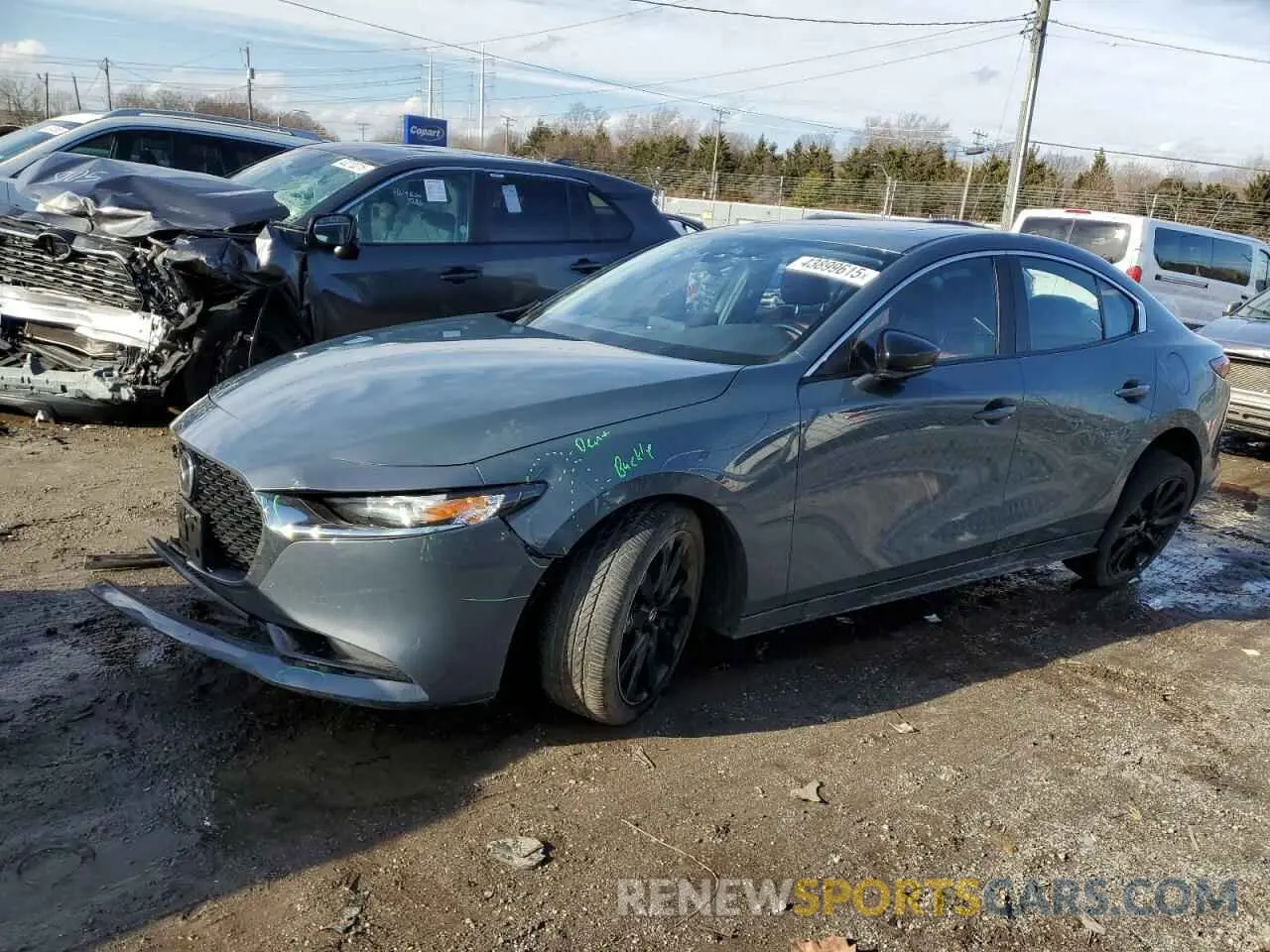 1 Photograph of a damaged car 3MZBPACM9PM362230 MAZDA 3 2023