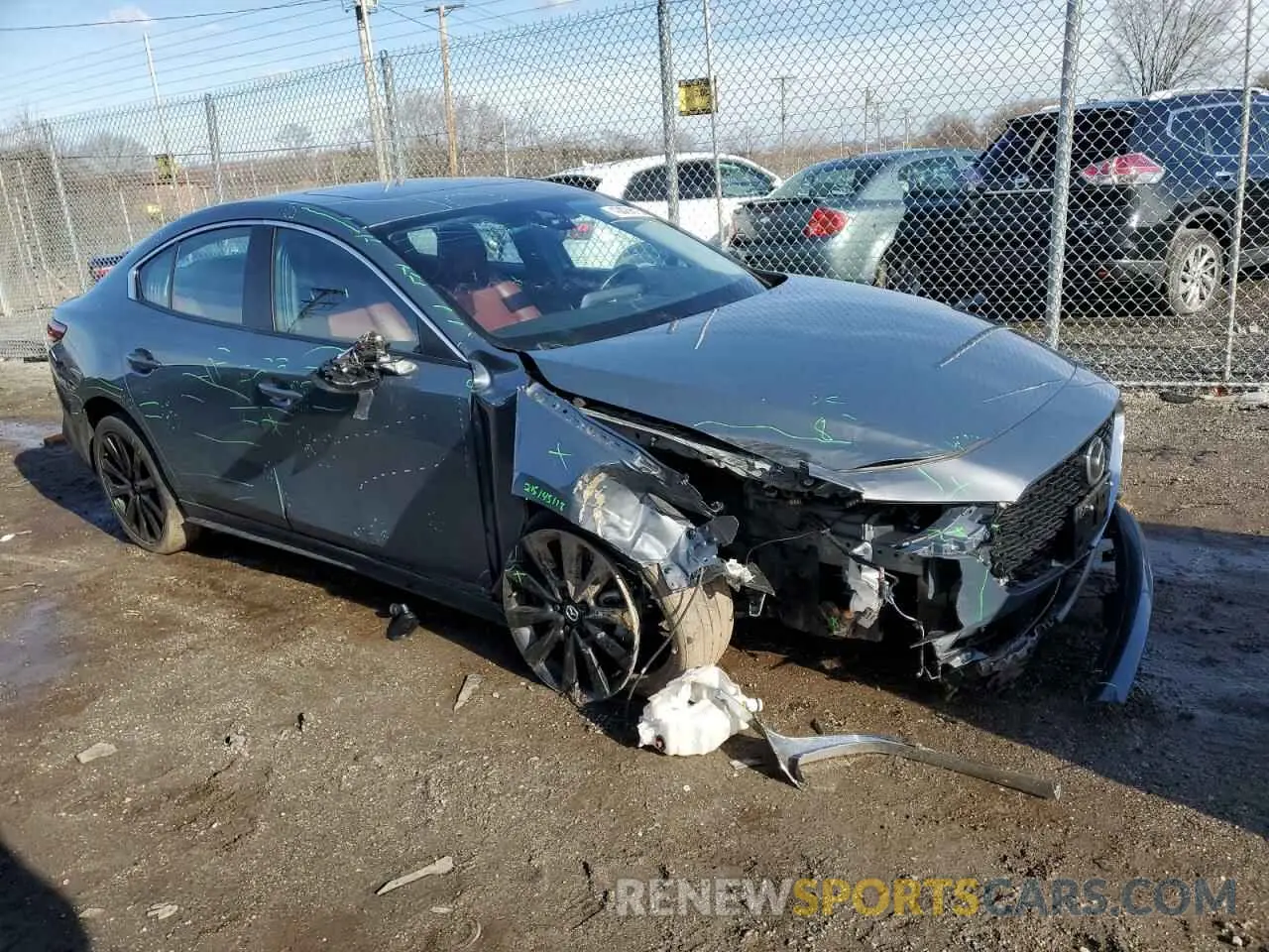 4 Photograph of a damaged car 3MZBPACM9PM362230 MAZDA 3 2023