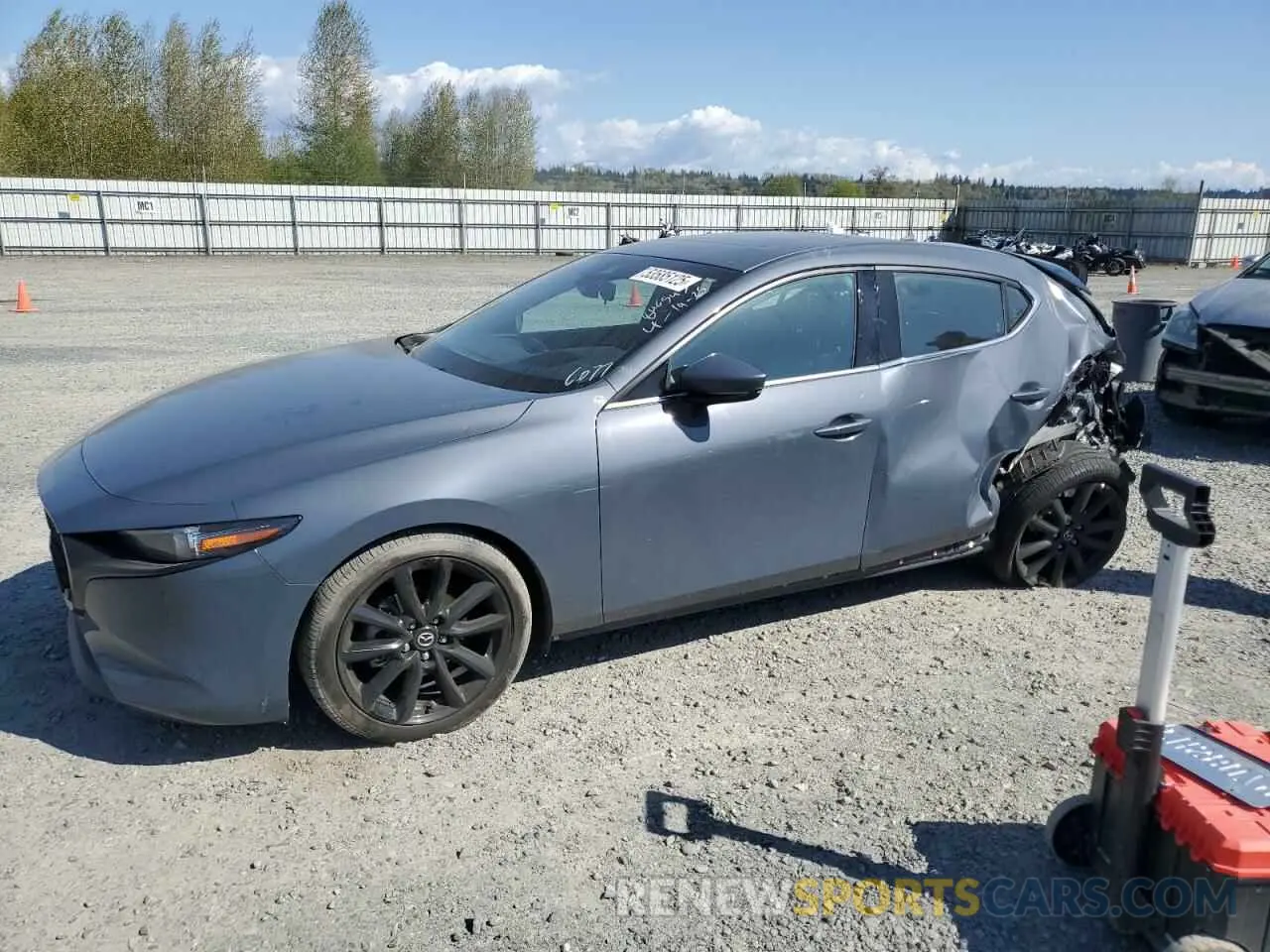 1 Photograph of a damaged car JM1BPAMM7P1616077 MAZDA 3 2023