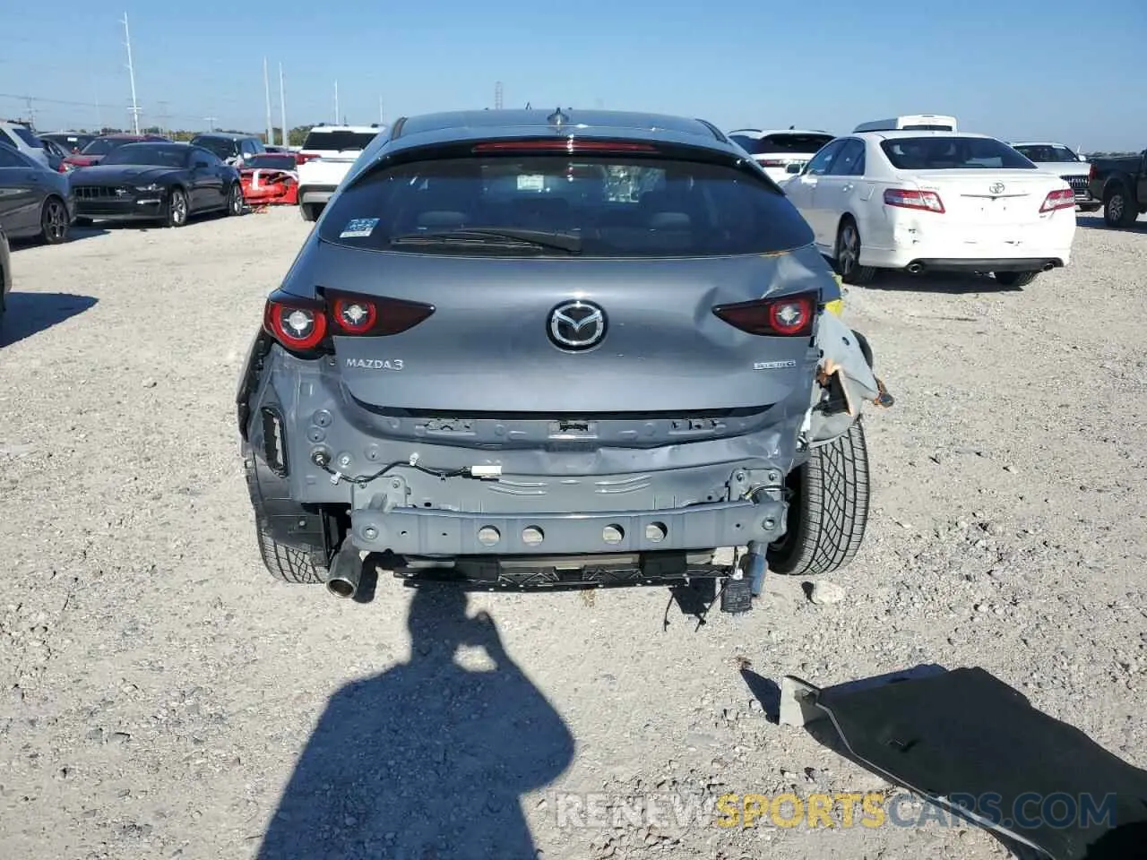 6 Photograph of a damaged car JM1BPAMM7P1616371 MAZDA 3 2023
