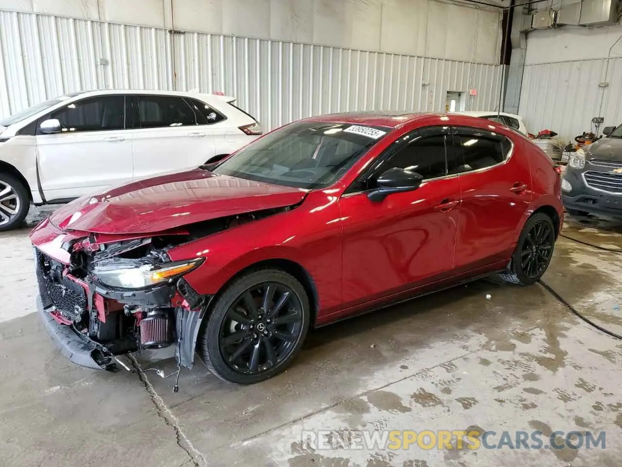1 Photograph of a damaged car JM1BPBJY8P1607093 MAZDA 3 2023