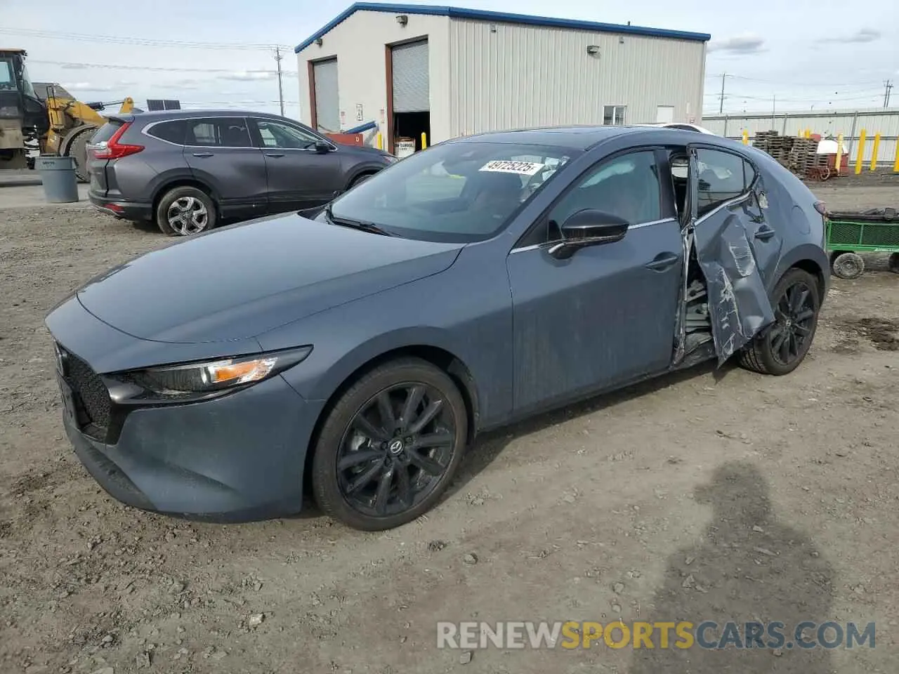 1 Photograph of a damaged car JM1BPBLM6P1617180 MAZDA 3 2023