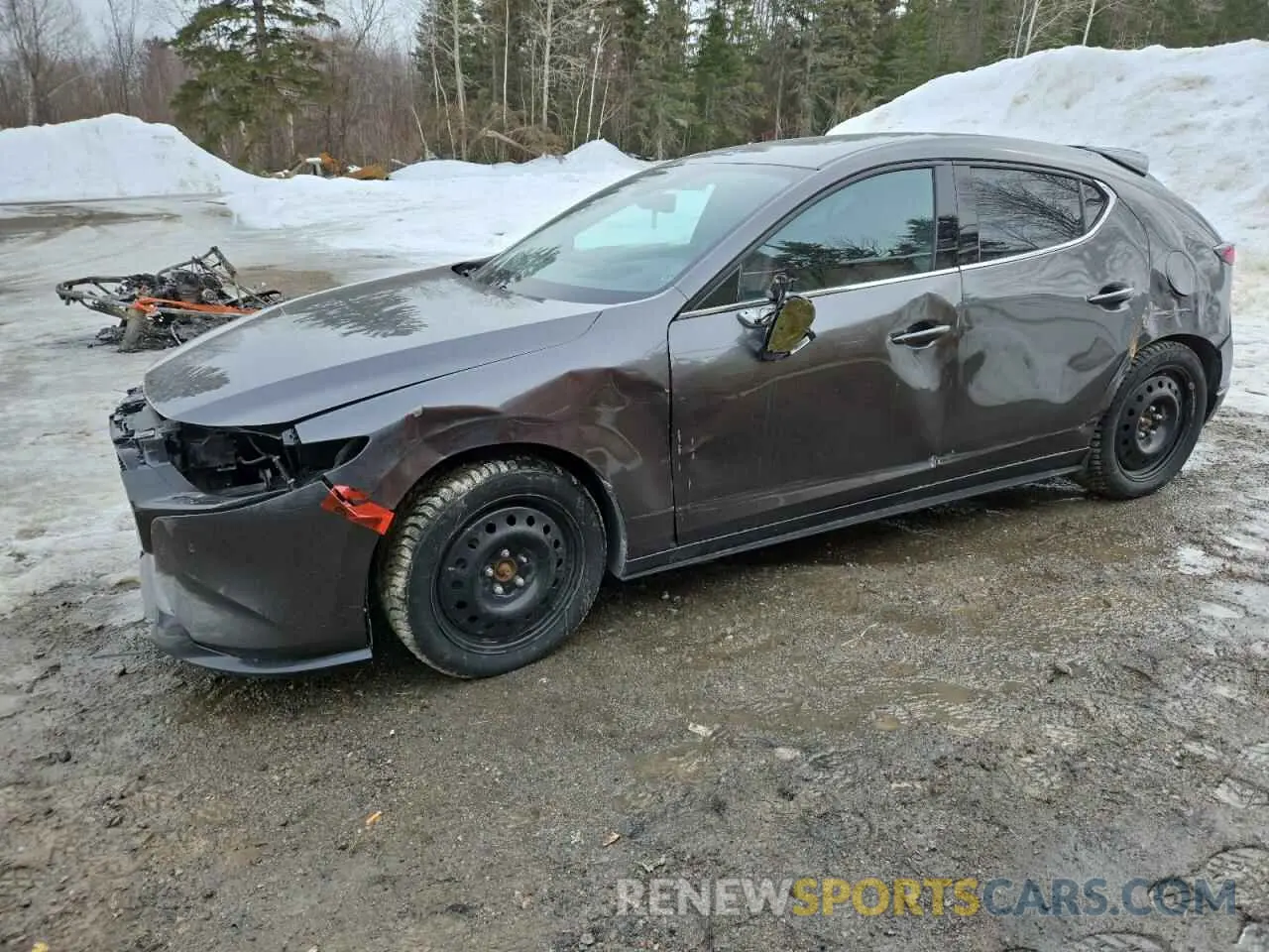 1 Photograph of a damaged car JM1BPBMYXP1617555 MAZDA 3 2023