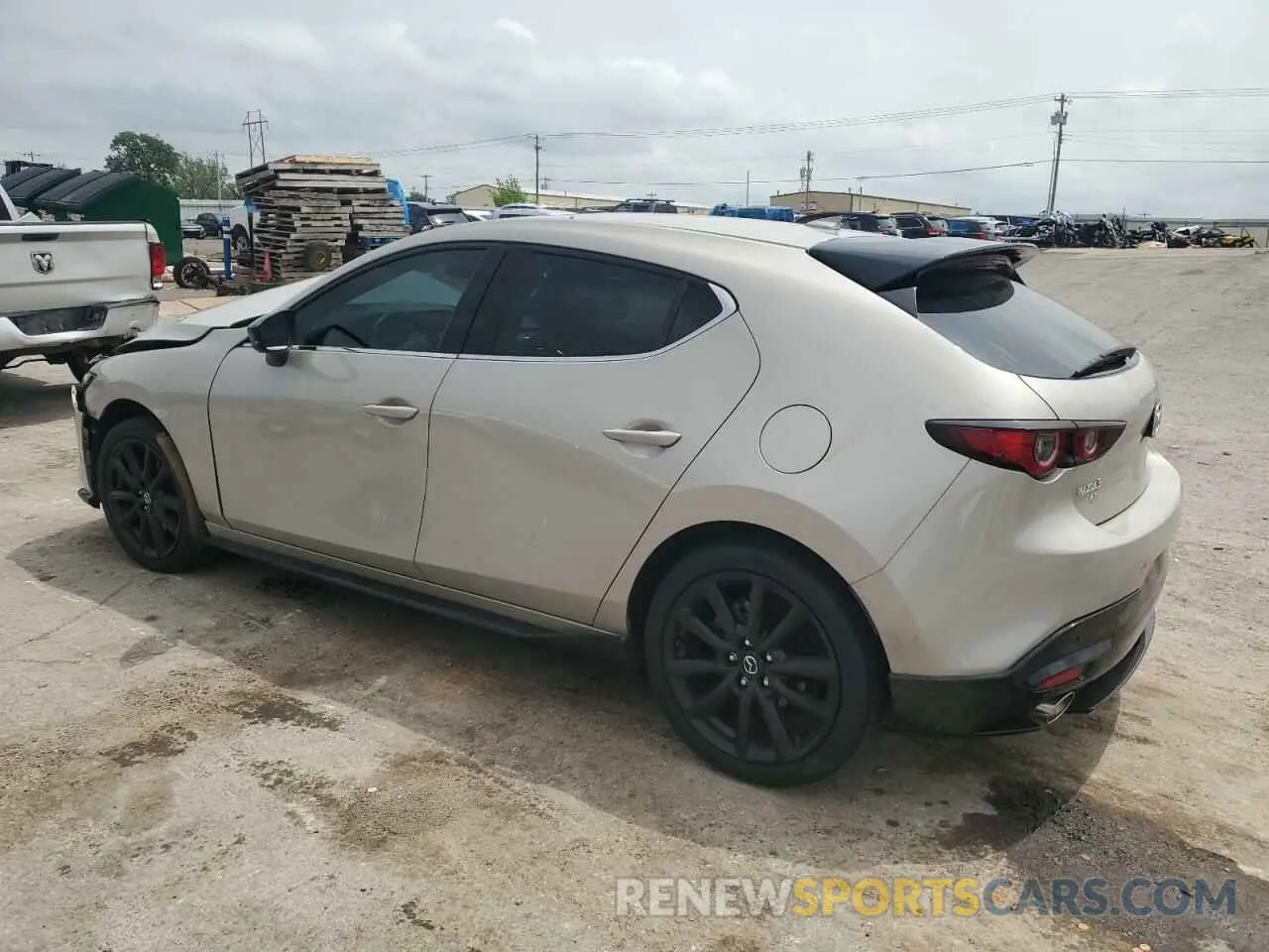 2 Photograph of a damaged car JM1BPBNY5P1621303 MAZDA 3 2023