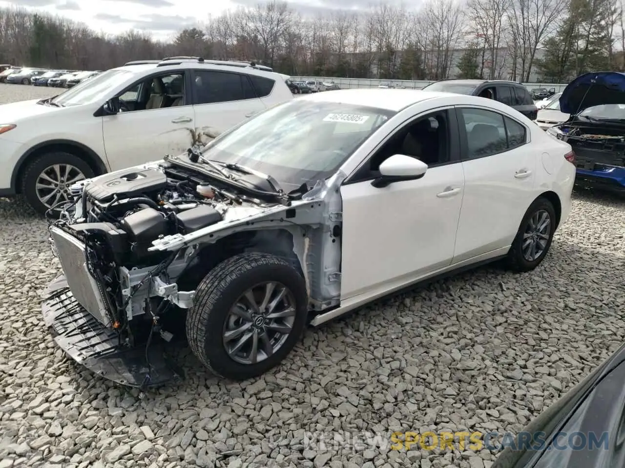 1 Photograph of a damaged car 3MZBPAAM0RM406332 MAZDA 3 2024