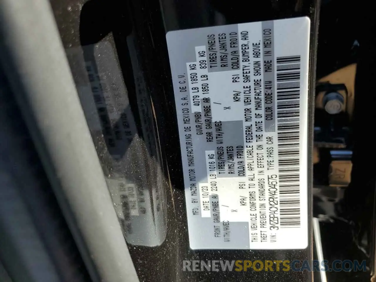 13 Photograph of a damaged car 3MZBPACM2RM404675 MAZDA 3 2024