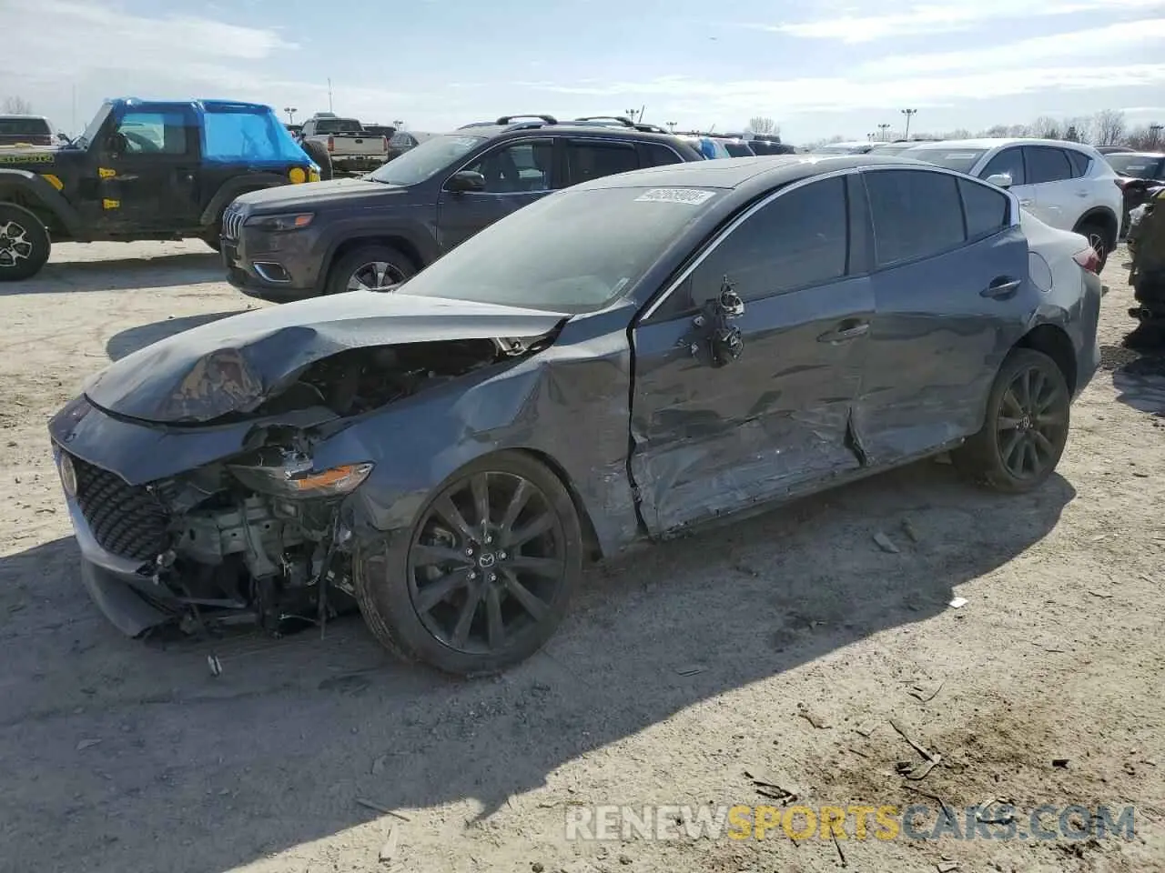 1 Photograph of a damaged car 3MZBPBCM7RM413295 MAZDA 3 2024