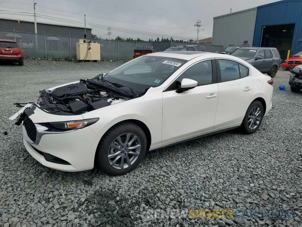1 Photograph of a damaged car JM1BPACM4R1702189 MAZDA 3 2024