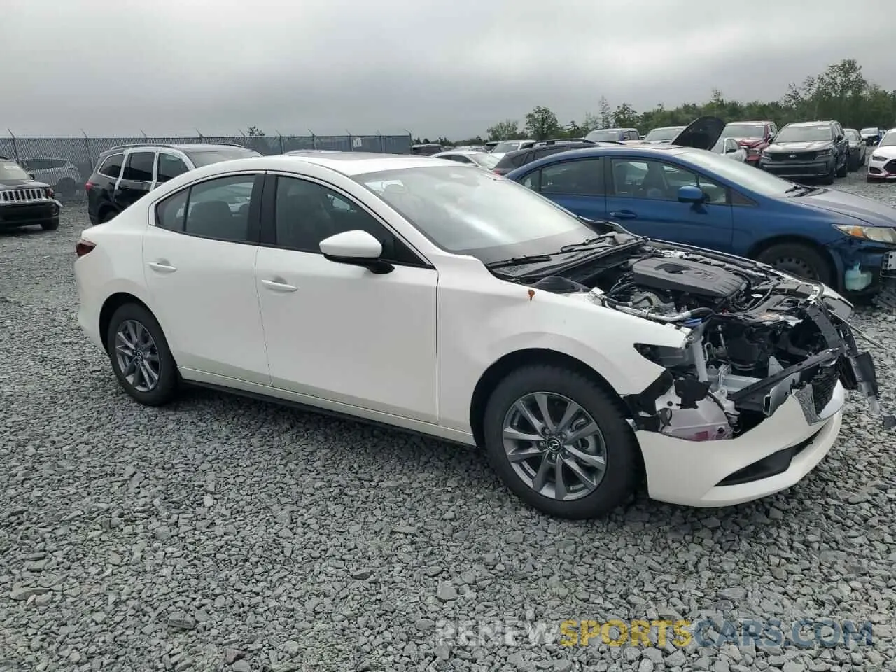 4 Photograph of a damaged car JM1BPACM4R1702189 MAZDA 3 2024