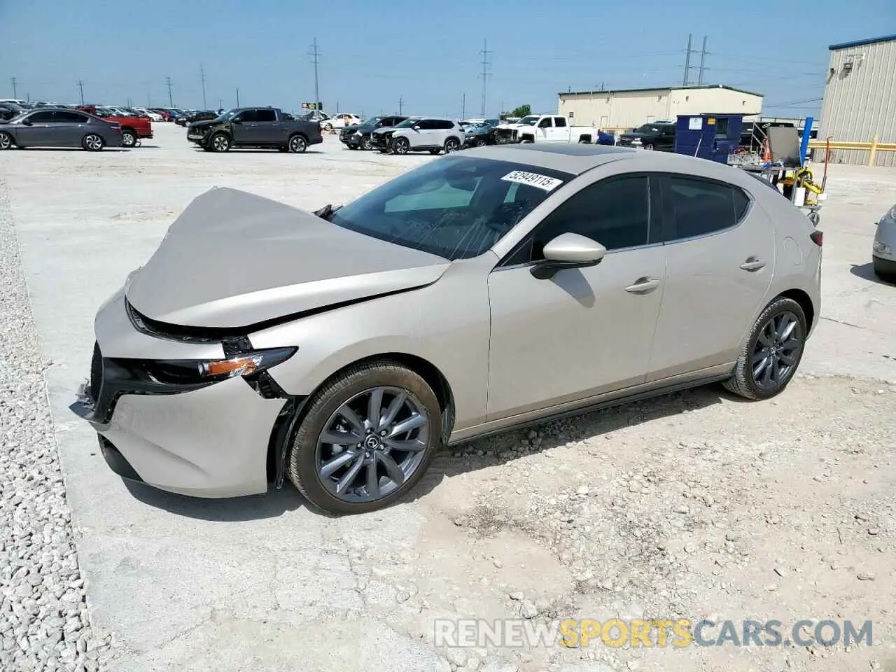 1 Photograph of a damaged car JM1BPALM5R1721303 MAZDA 3 2024