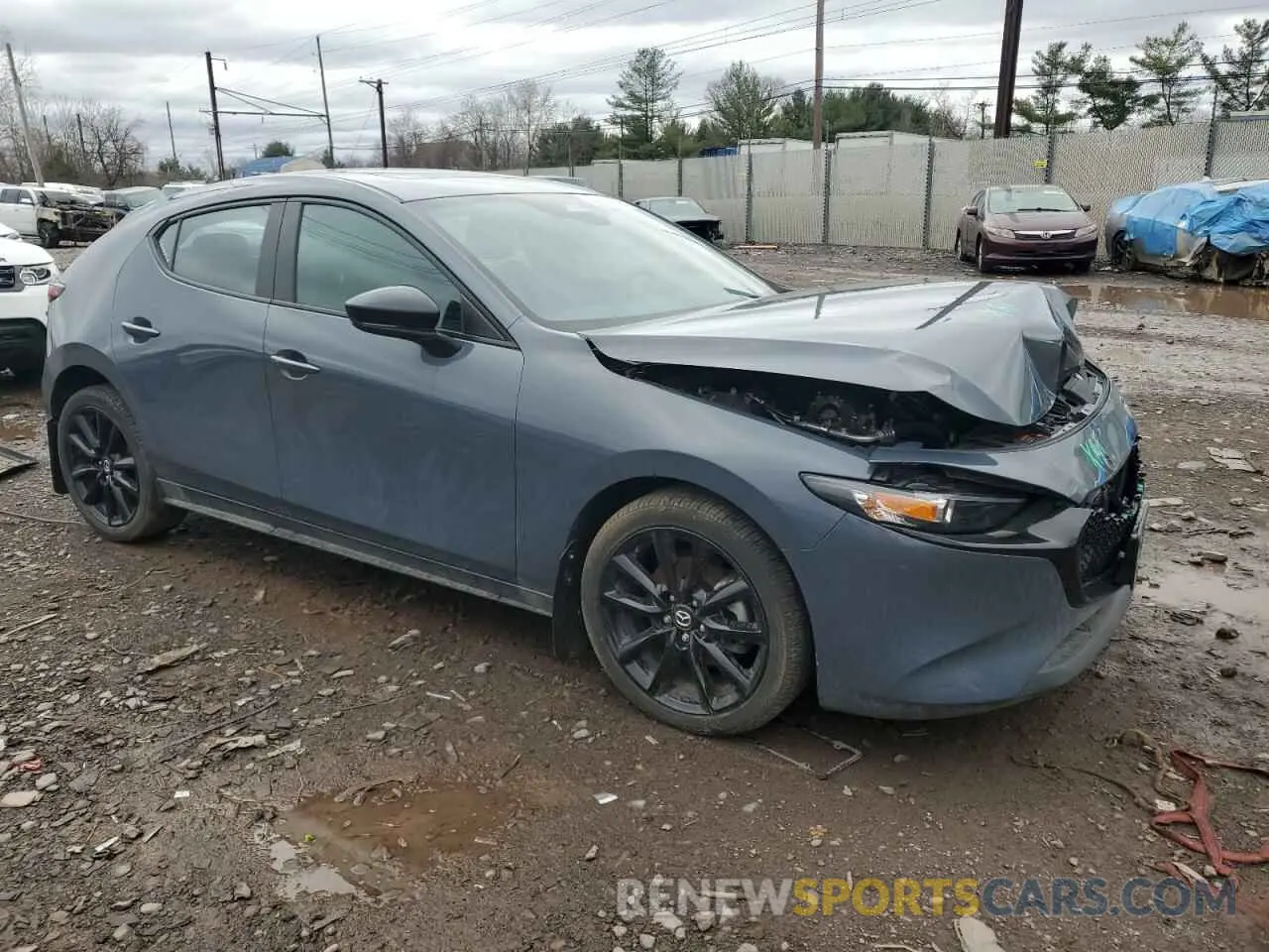 4 Photograph of a damaged car JM1BPBLM7R1656105 MAZDA 3 2024