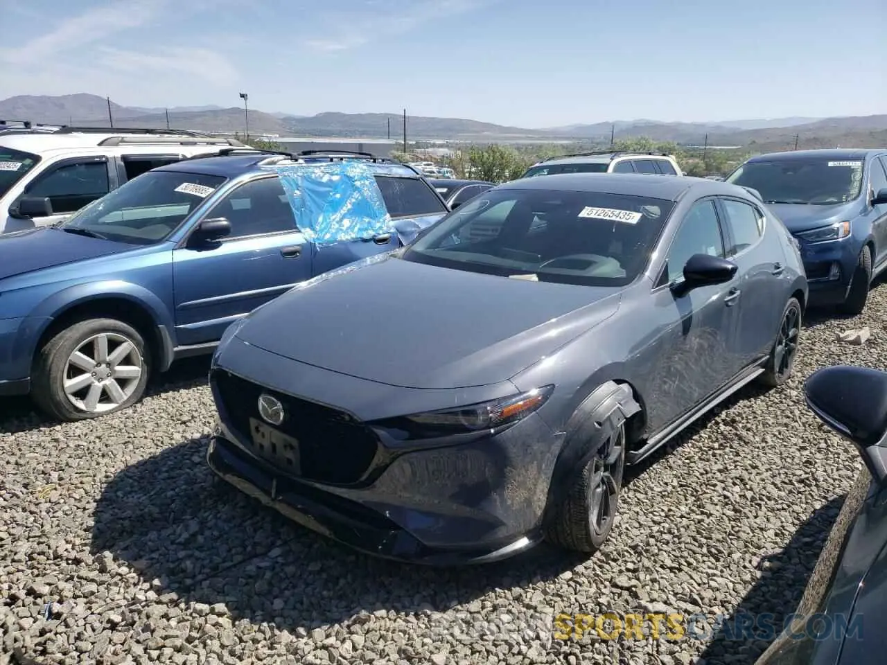1 Photograph of a damaged car JM1BPBNY2R1714654 MAZDA 3 2024