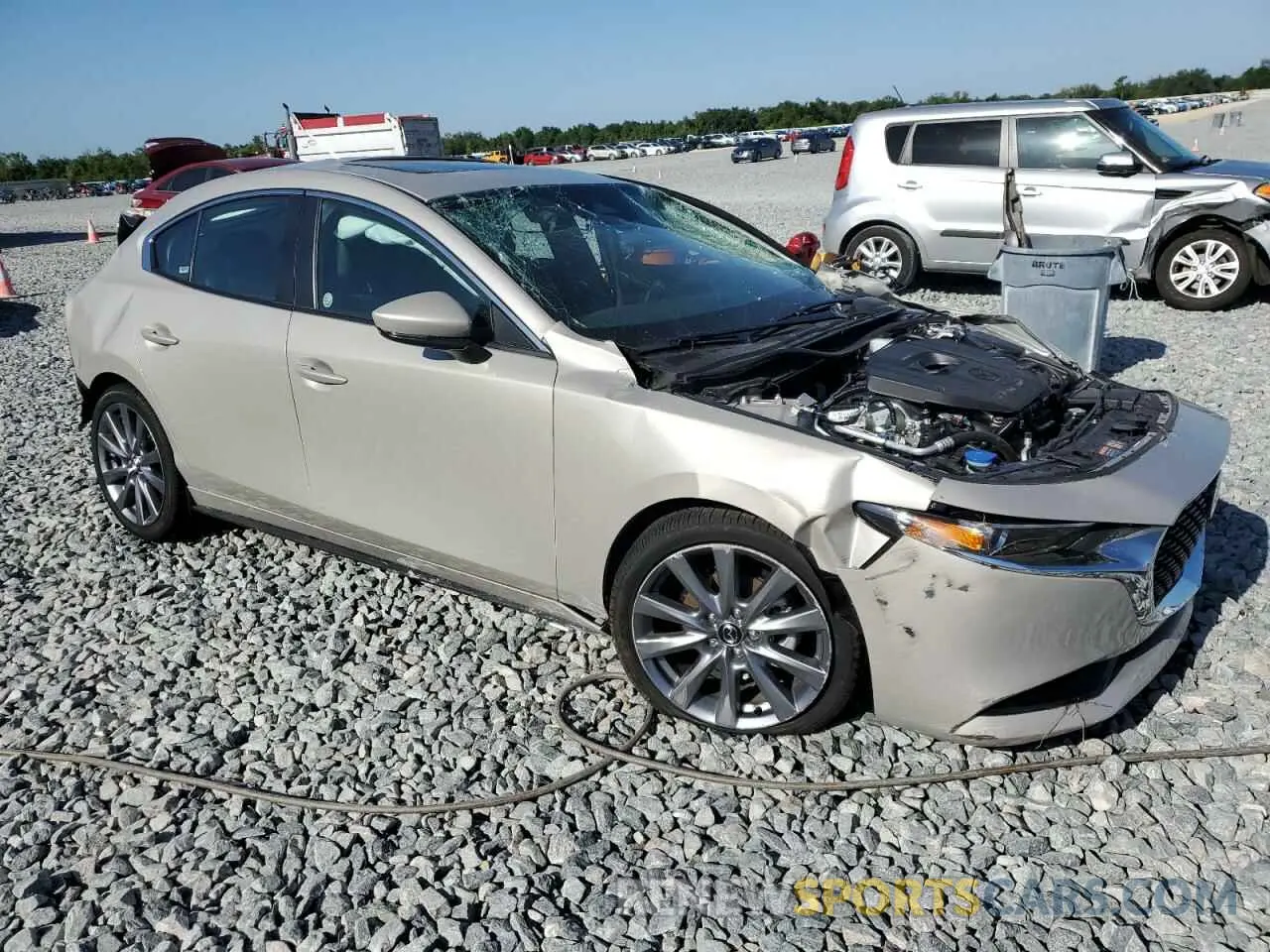 4 Photograph of a damaged car 3MZBPACM6SM456512 MAZDA 3 2025