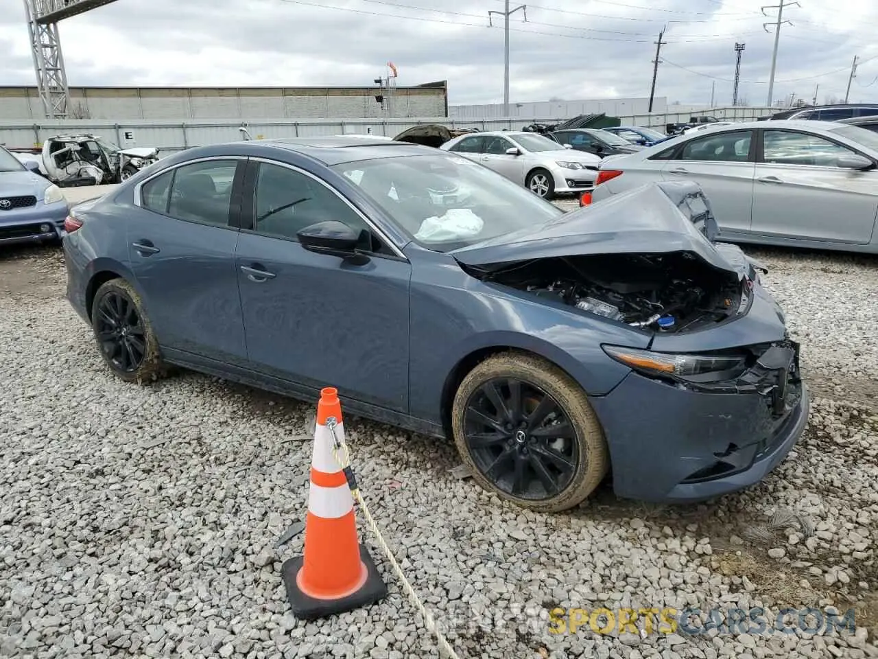 4 Photograph of a damaged car 3MZBPBEY1SM450218 MAZDA 3 2025